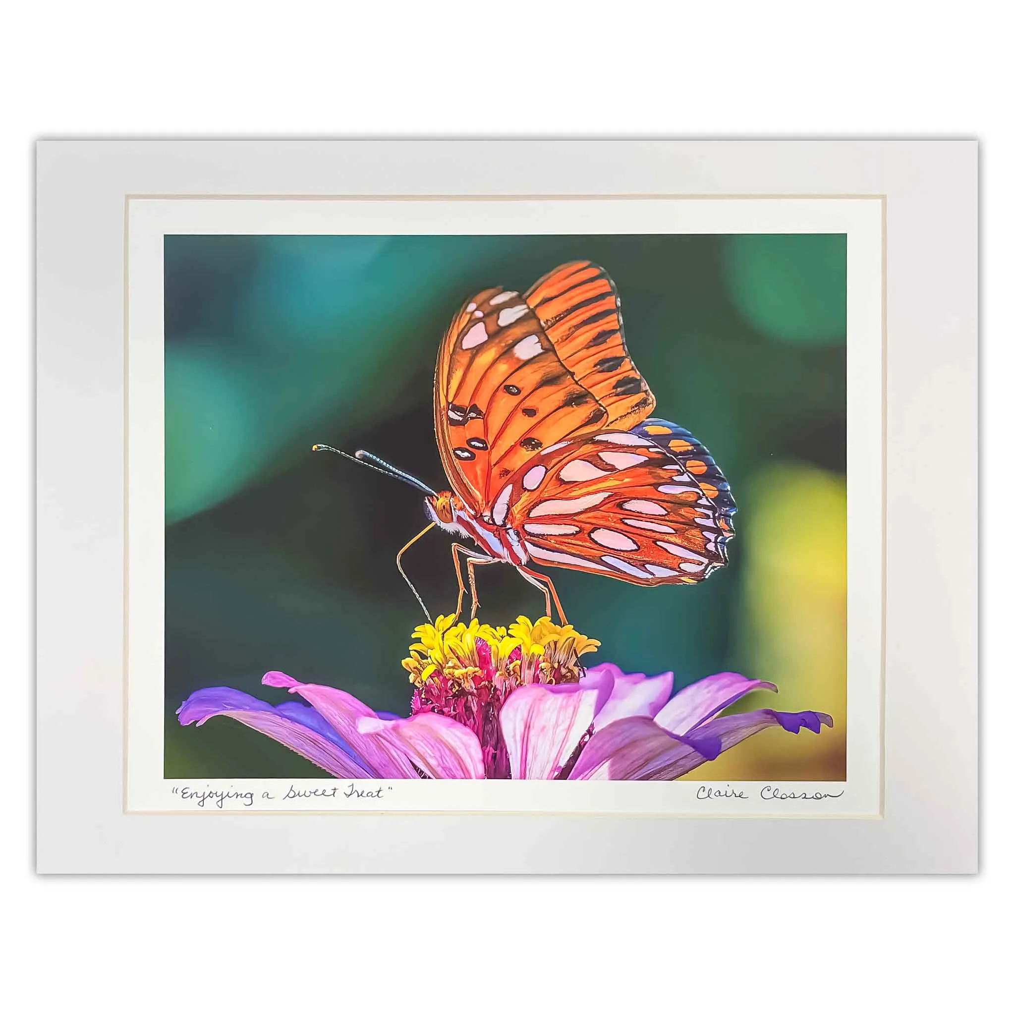 ECC “Enjoying a Sweet Treat” Matted Photographic Print