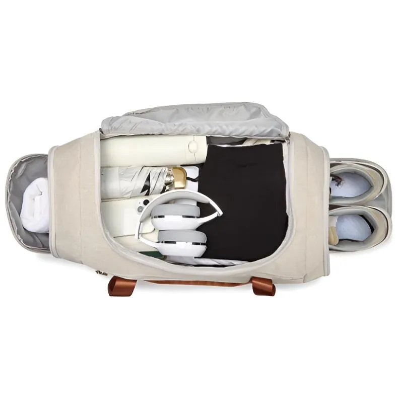 Elegant Canvas Duffle Bag