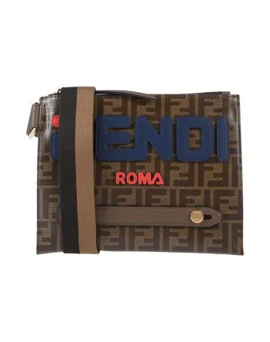 Fendi Man Cross-body bag Khaki -- --