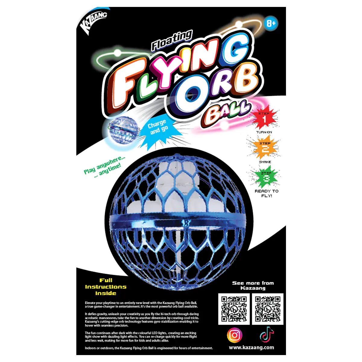 Flying Orb Ball - Blue