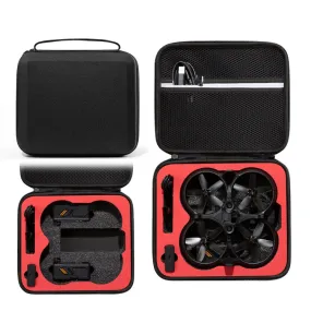 For DJI Avata Drone Body Square Shockproof Hard Case Carrying Storage Bag, Size: 28 x 23 x 10cm(Black   Red Liner)