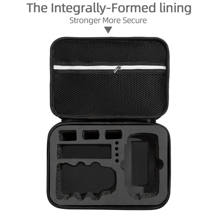 For DJI Mini SE Shockproof Nylon Carrying Hard Case Storage Bag, Size: 21.5 x 29.5 x 10cm(Black   Black Liner)