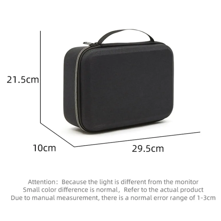 For DJI Mini SE Shockproof Nylon Carrying Hard Case Storage Bag, Size: 21.5 x 29.5 x 10cm(Black   Black Liner)