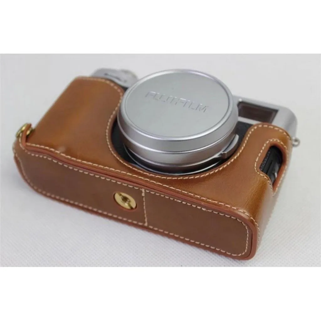 Fuji X100 / X100F / X100S leather protective case - Brown