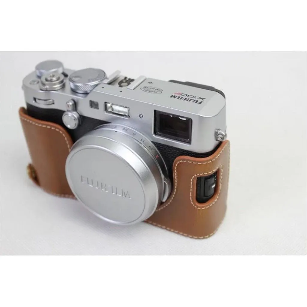 Fuji X100 / X100F / X100S leather protective case - Brown