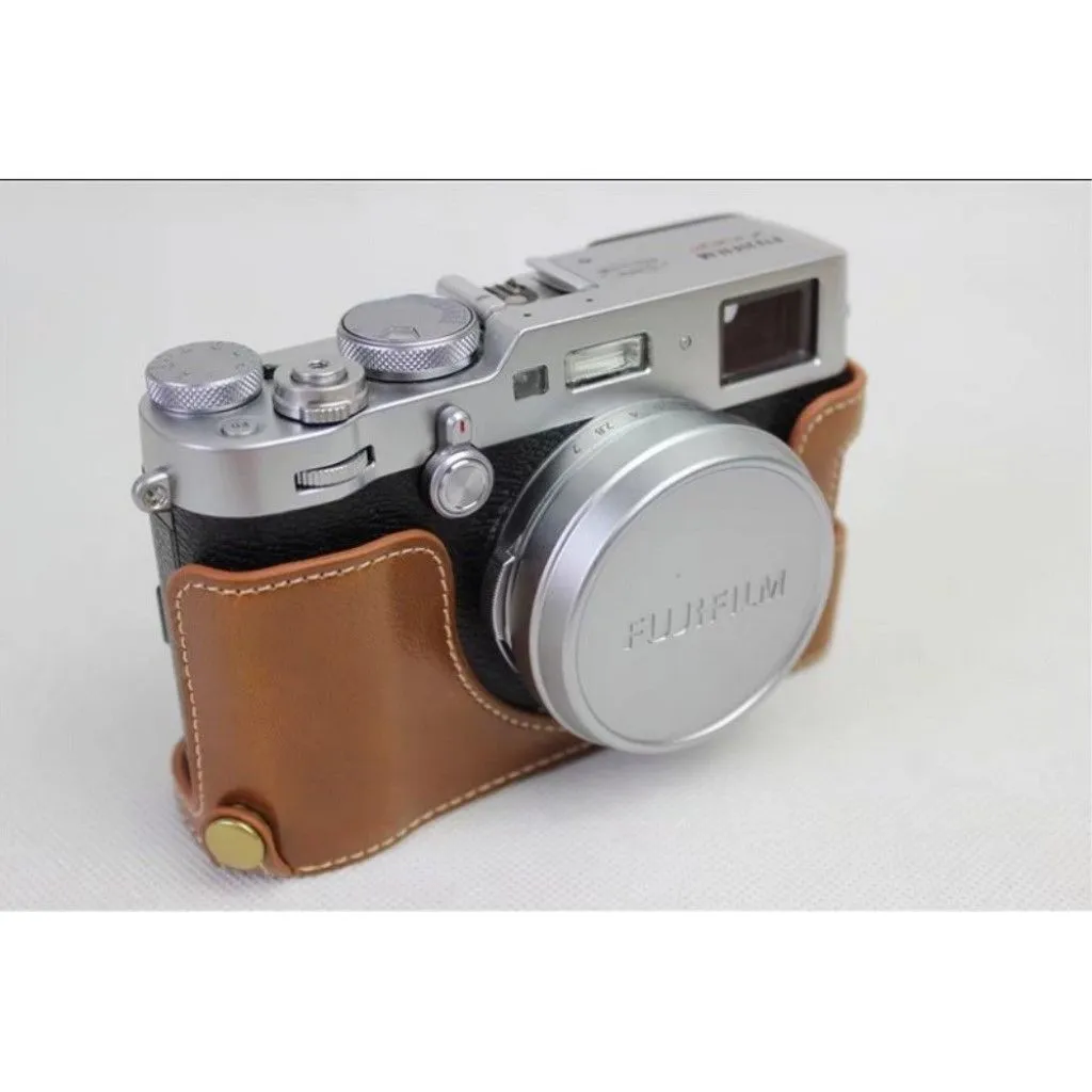 Fuji X100 / X100F / X100S leather protective case - Brown