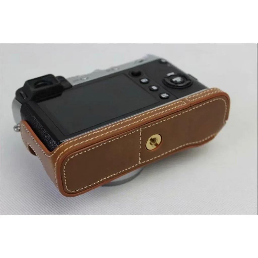 Fuji X100 / X100F / X100S leather protective case - Brown