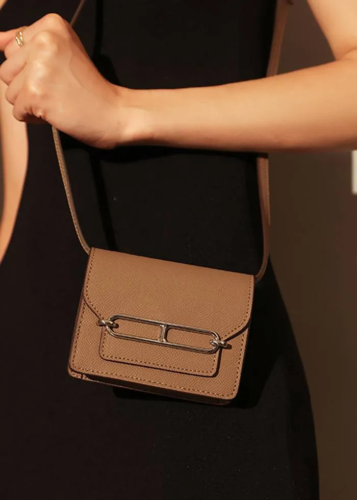 Genuine Leather Mini Crossbody Bag