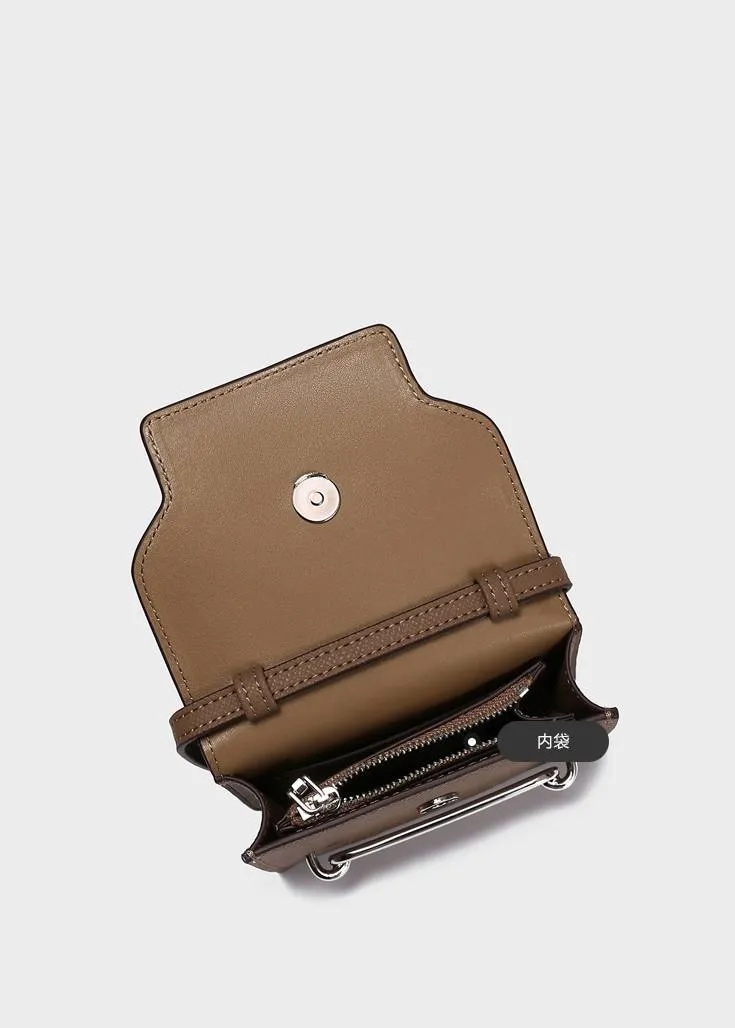 Genuine Leather Mini Crossbody Bag