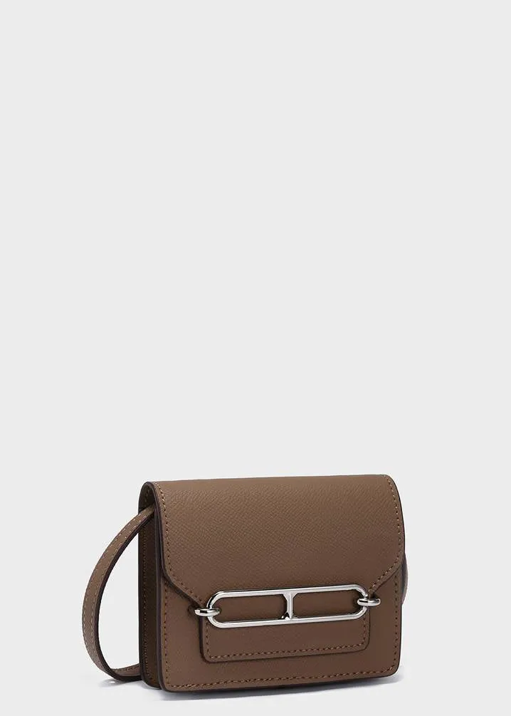 Genuine Leather Mini Crossbody Bag