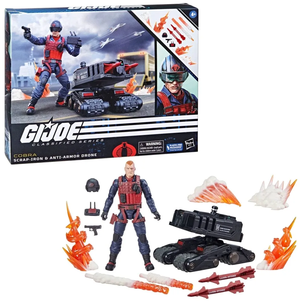 G.I. Joe Classified Series Scrap-Iron & Anti-Armor Drone Action Figure Set