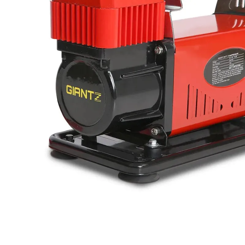 Giantz 12V Portable Air Compressor | 220PSI | Red