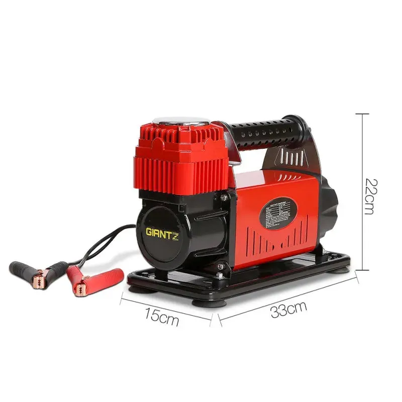 Giantz 12V Portable Air Compressor | 220PSI | Red