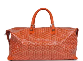 Goyard 'Orange' Boeing 55 Duffle Bag