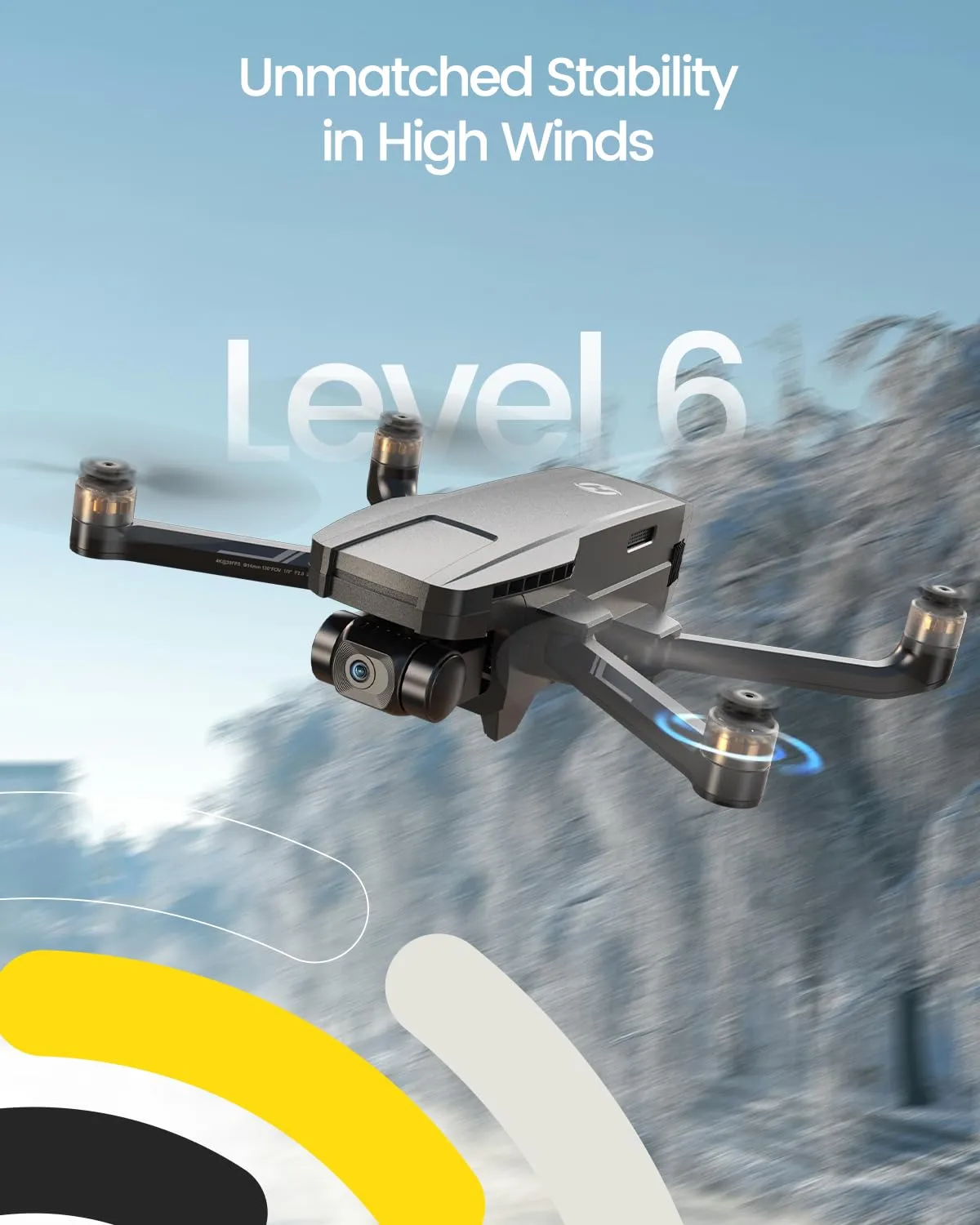 GPS Drones with Camera for Adults 4K FAA, 2-Axis Gimbal, Built-in Remote ID, 120°FOV, Brushless Motor, 5G WiFi Transmission, Smart Return Home