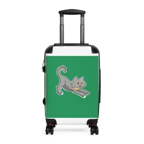 Grey Kitty Cabin Suitcase