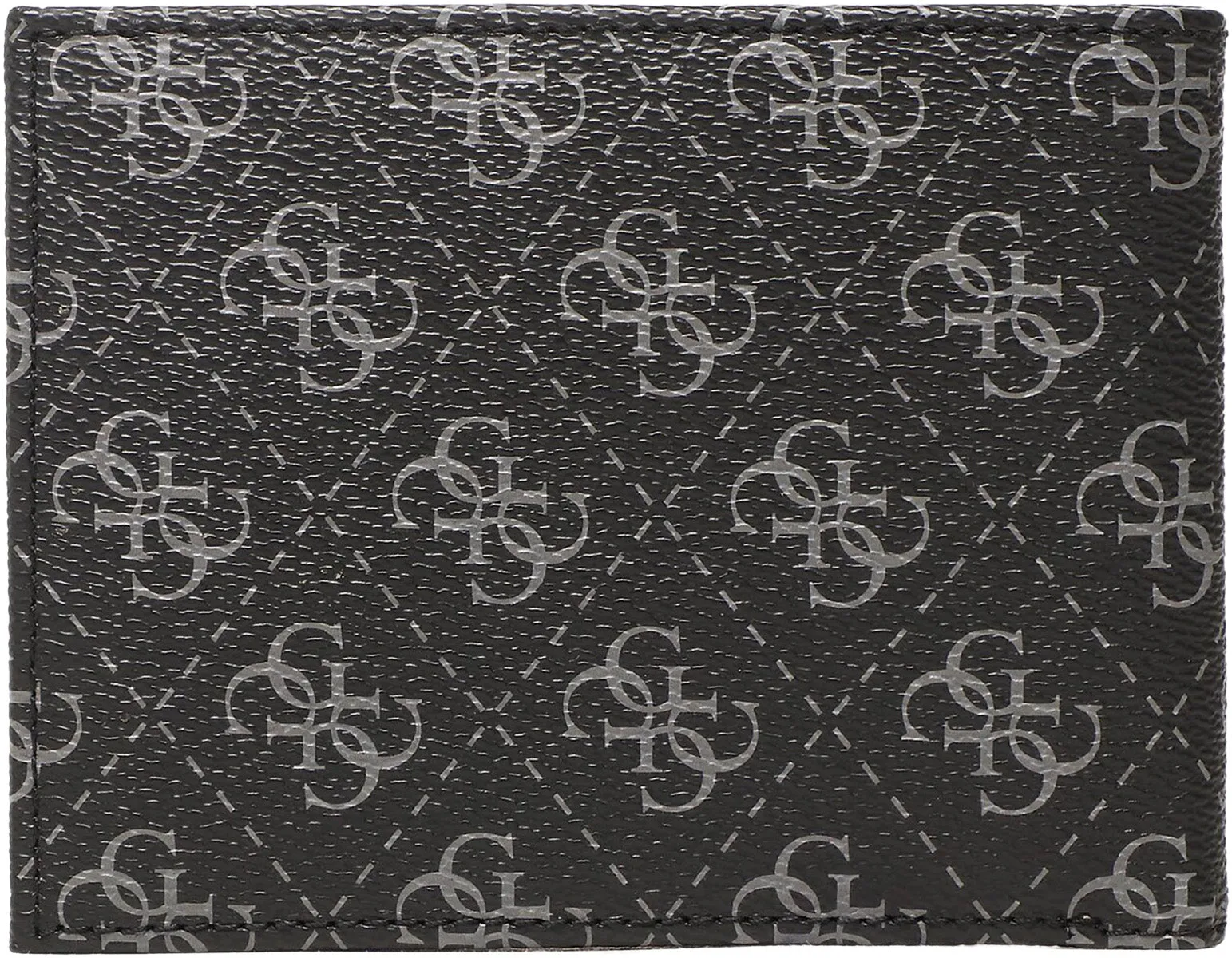 Guess Vezzola Billfold Leather Wallet In Black For Men