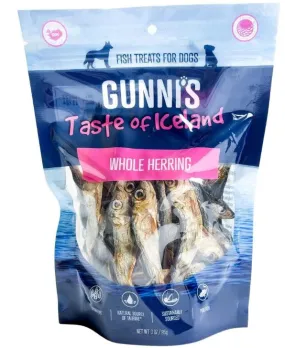 Gunnis Whole Herring Fish PET CANDY **Dehydrated Treat** Cat & Dog