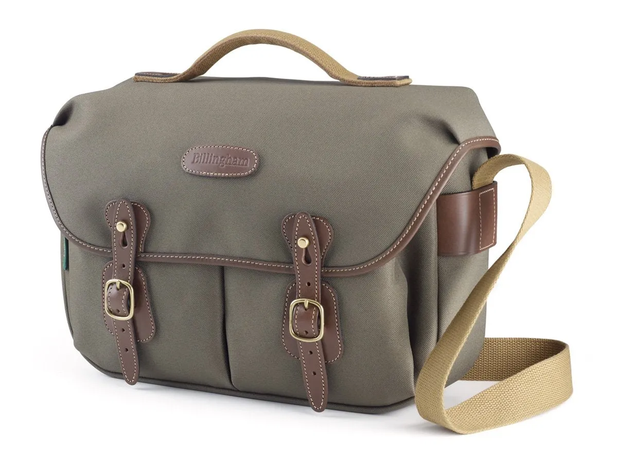 Hadley Pro Camera Bag - Sage FibreNyte / Chocolate Leather