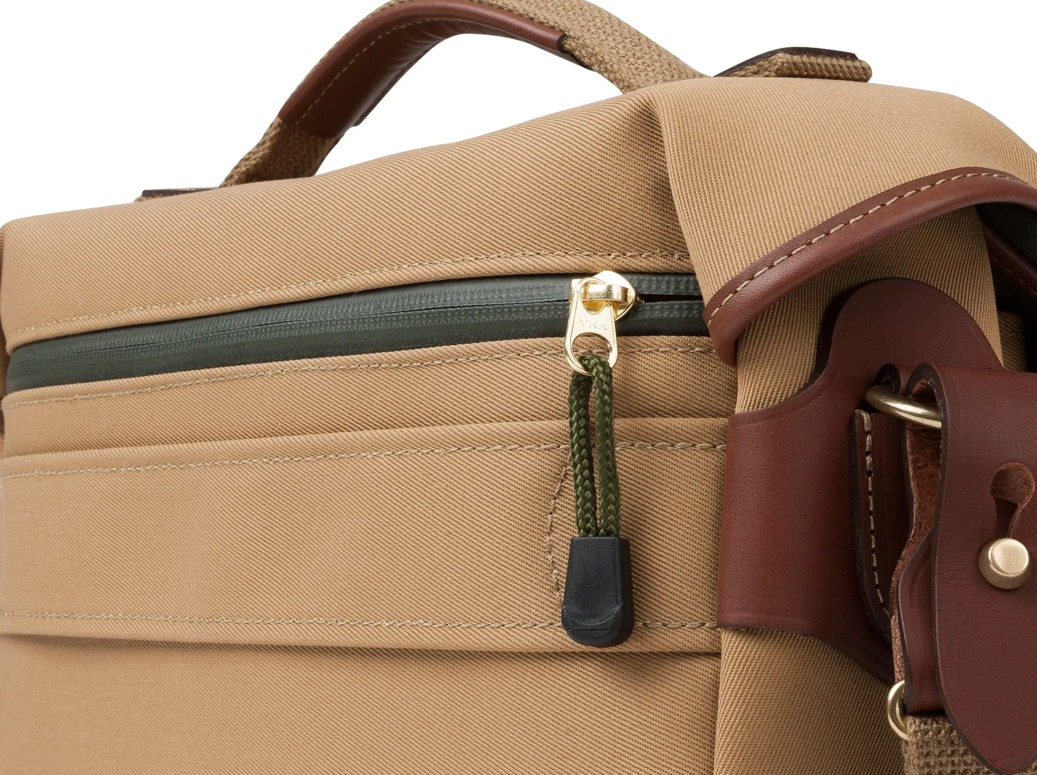 Hadley Small Pro Camera Bag - Khaki Canvas / Tan Leather