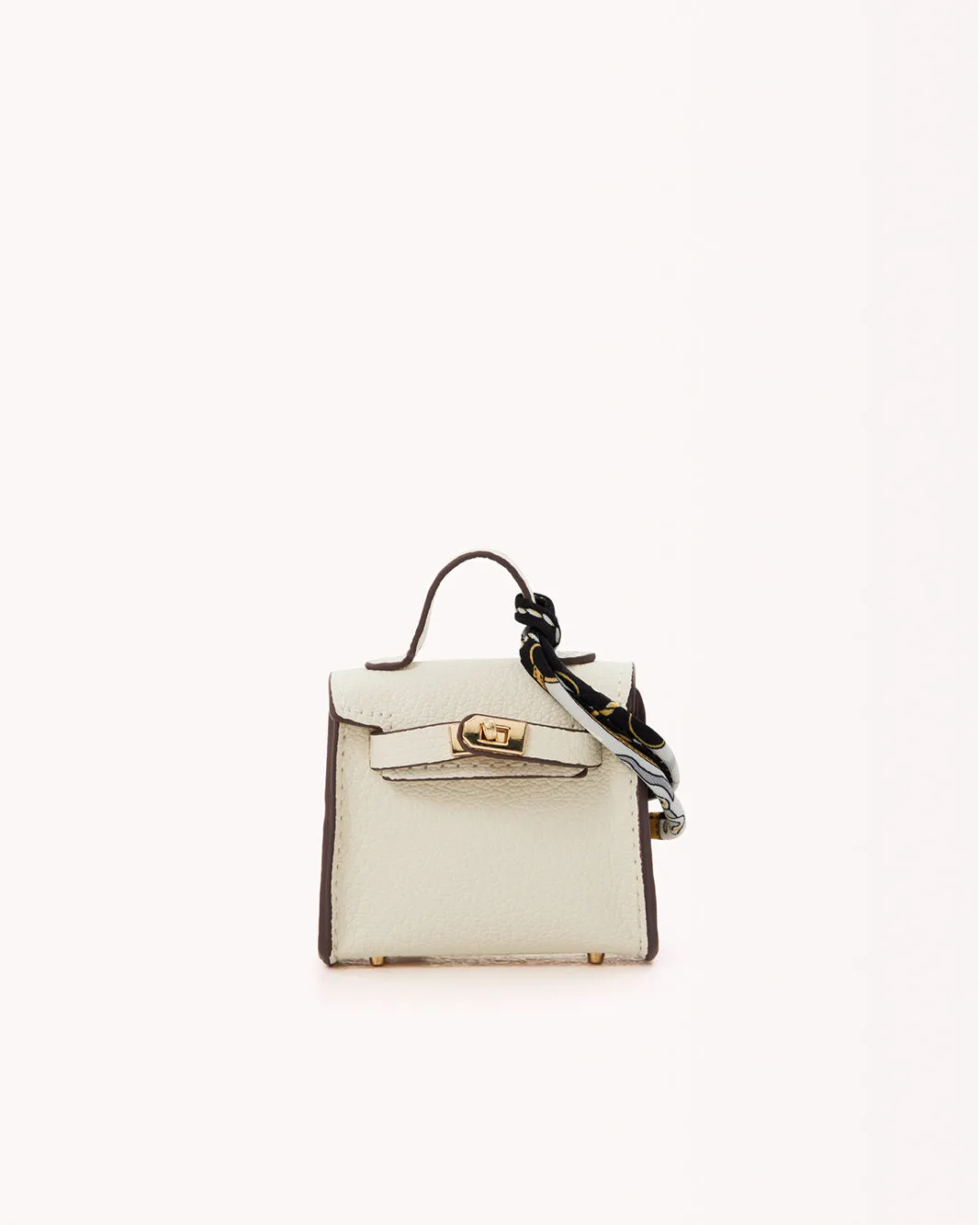 HANDBAG BAG CHARM - WHITE