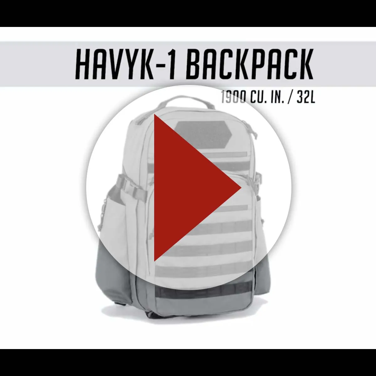 HAVYK-1 Backpack 32L (CLOSEOUT SALE. FINAL SALE.)