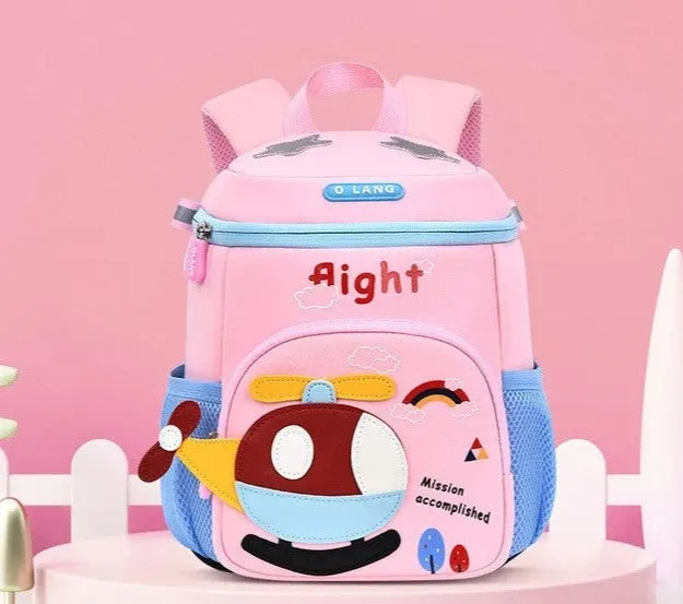 Helicopter Design Backpack for Kindergarten kids