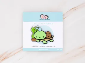 Hello Sea Turtle Pin