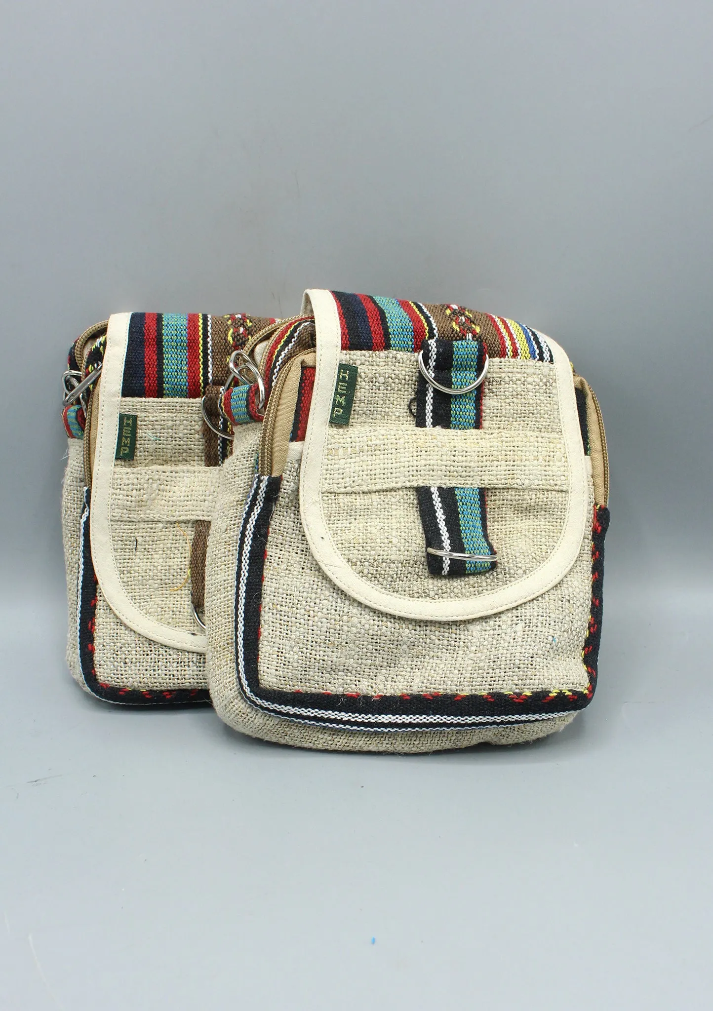 Hemp and Cotton Mix Mini Cross Body Bag