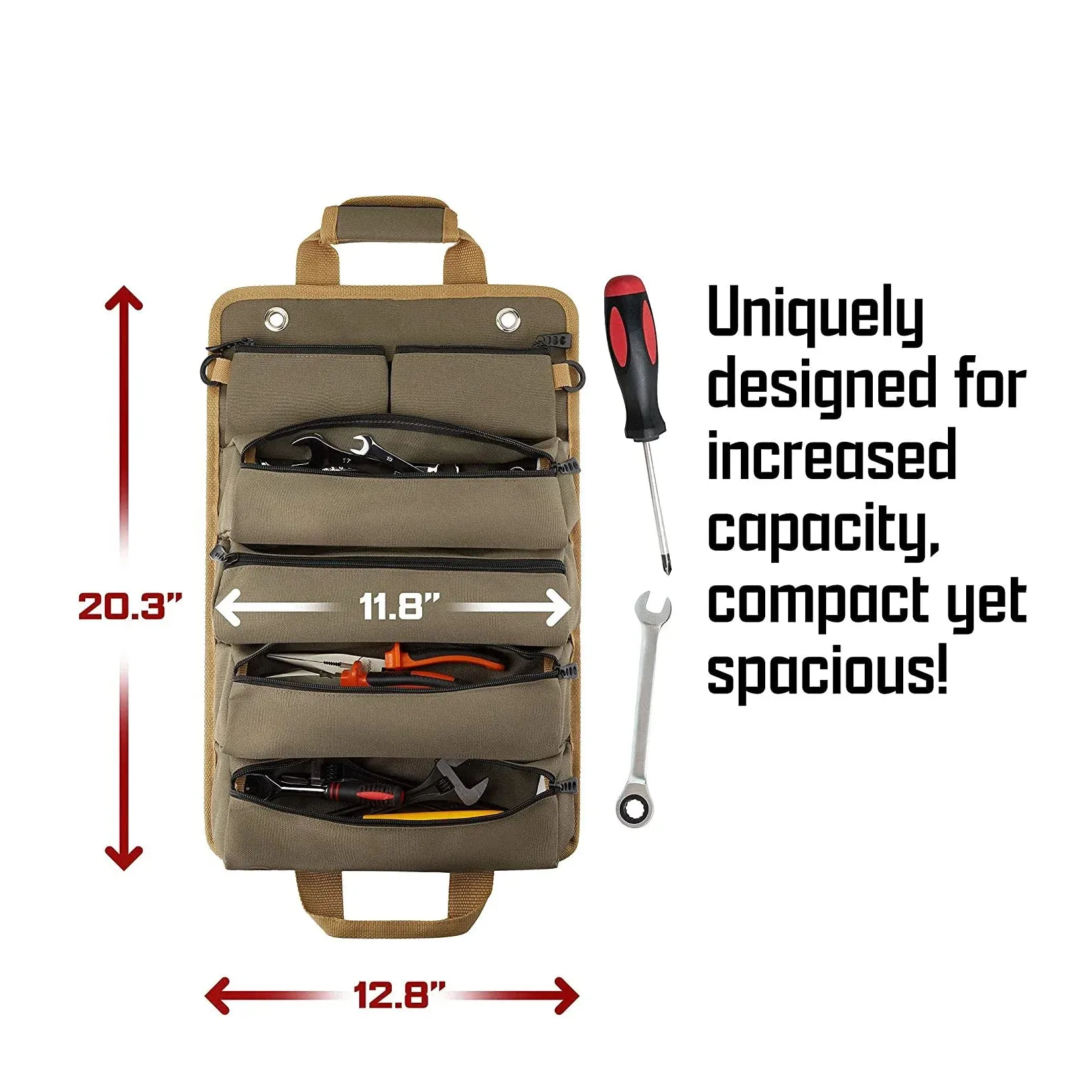 High-Quality Multi-Purpose Vintage Tool Bag Organizer