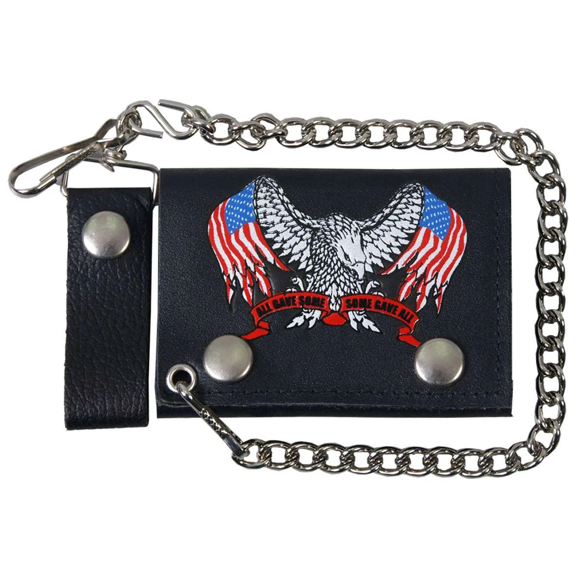 Hot Leathers Support Our Troops Bi-Fold Wallet WLB1017