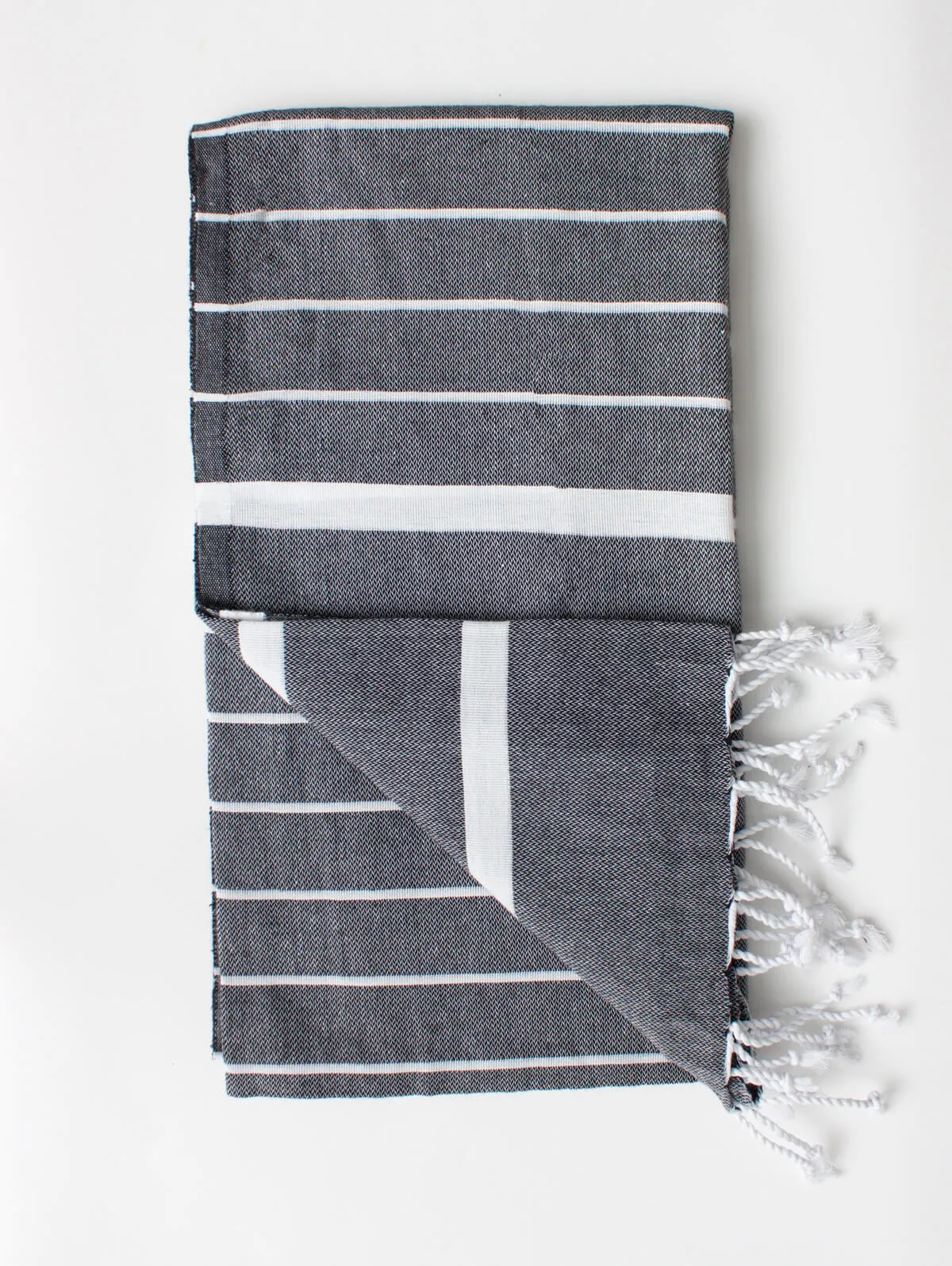 Ibiza Summer Hammam Towel, Charcoal