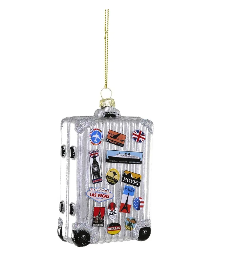 Jetsetter Suitcase Ornament