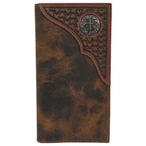 Justin Yoke Tooled with Concho Rodeo Wallet 23093767W5