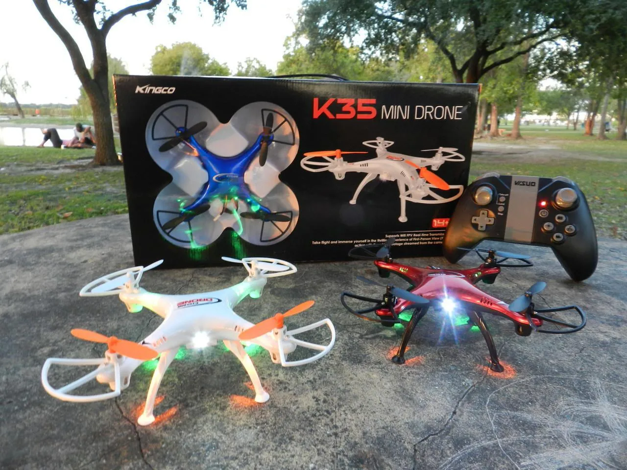 Kingco Upgraded Mini Drone For Kids and Beginners, RC Helicopter Quadcopter with Auto Hovering, Headless Mode, SD Card, Battery and Remote Control