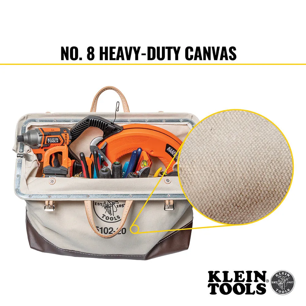 Klein 510220 Canvas Tool Bag, 20"