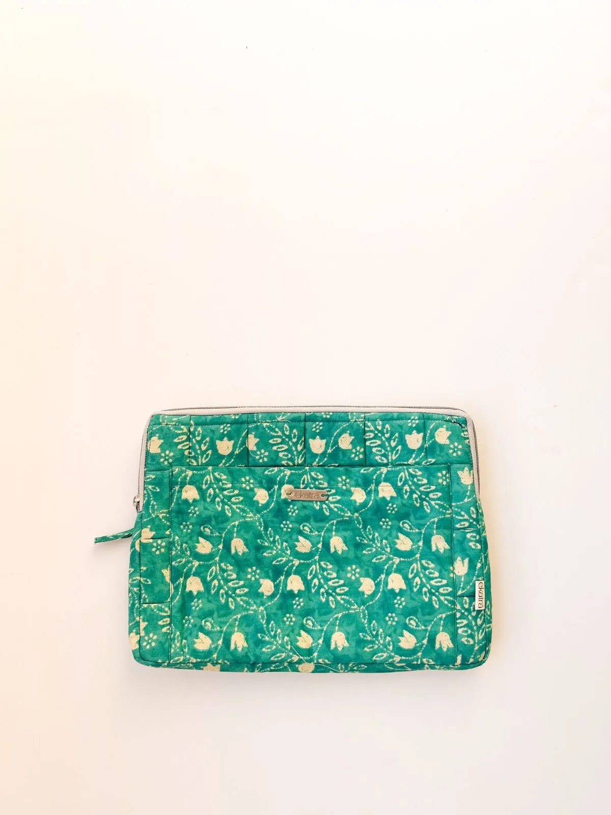 Laptop Sleeve Teal Floral