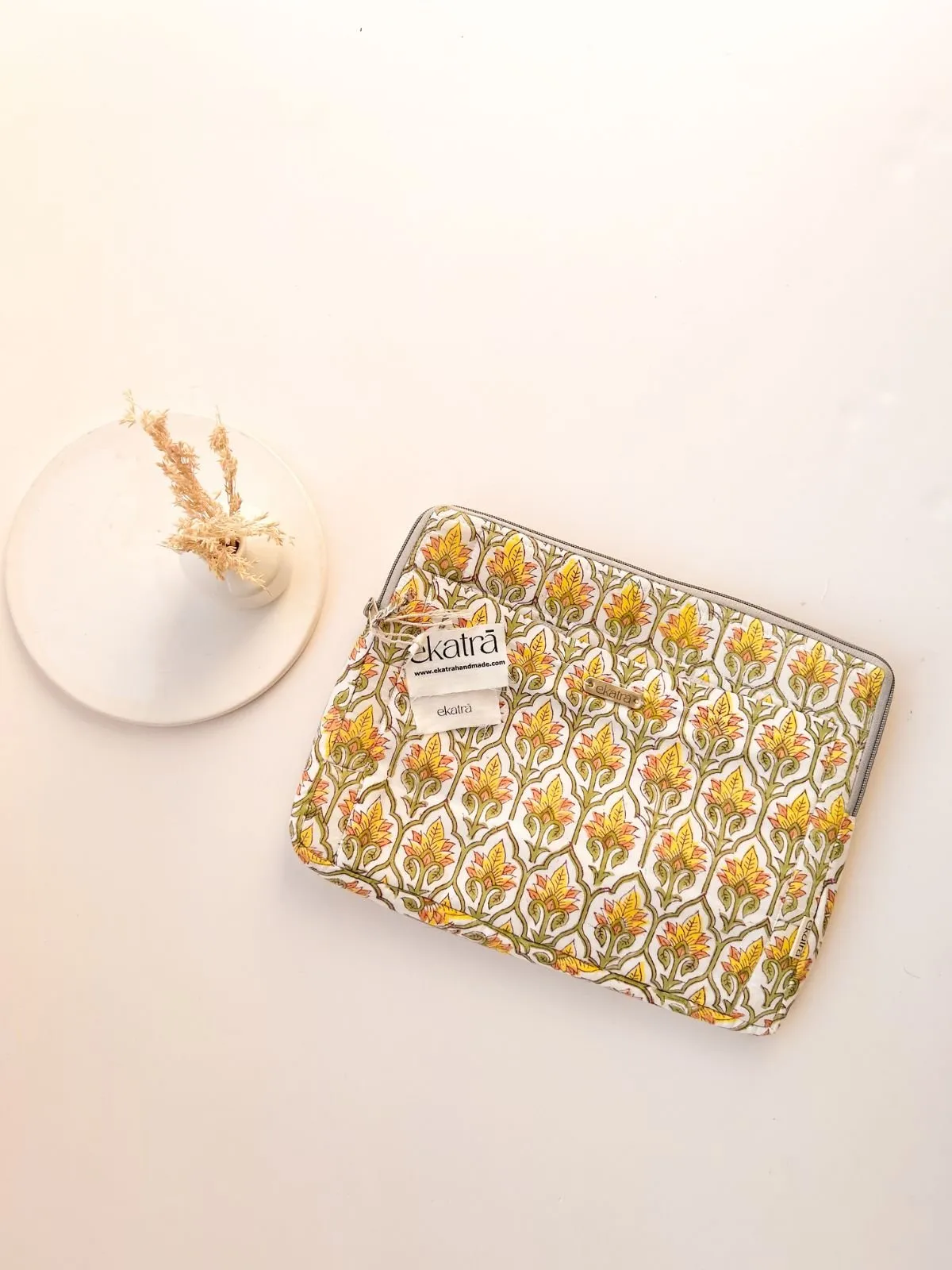 Laptop Sleeve Yellow motif