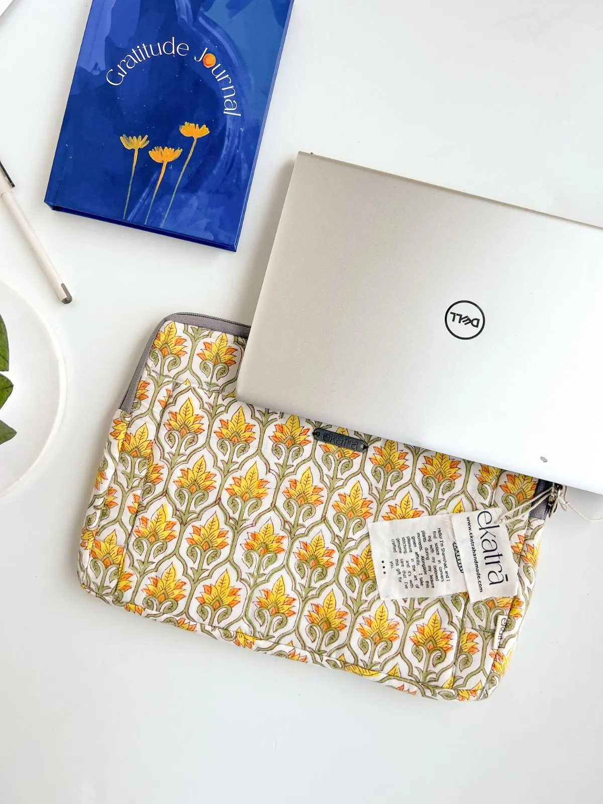 Laptop Sleeve Yellow motif