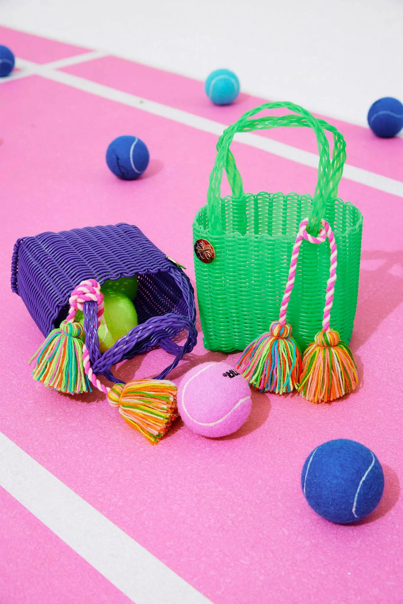 Las Guanacas Ultra Mini Bag in Neon Green