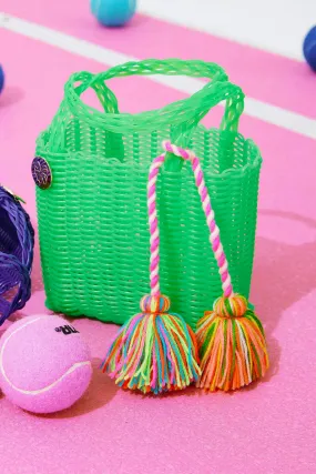 Las Guanacas Ultra Mini Bag in Neon Green