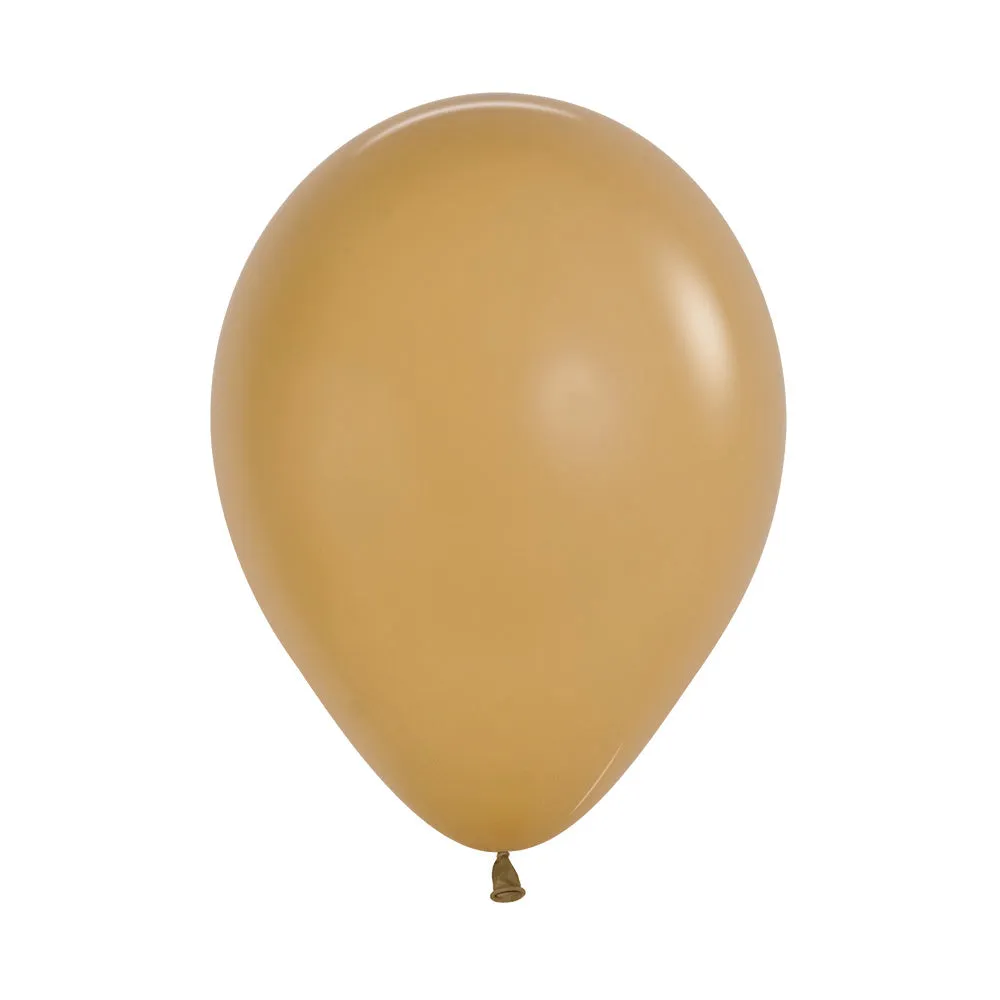 Latex Balloon Pack - Latte Brown, 11" | 100 ct.