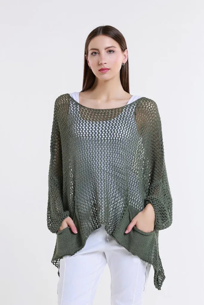 Lennox Open Knit Topper (BLS133)