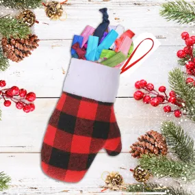 LIMITED EDITION Buffalo Plaid Mitten Hair tie Gift Set