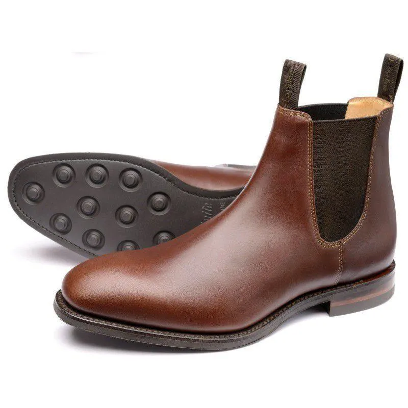 Loake Chatsworth Mens Leather Chelsea Boot - Brown