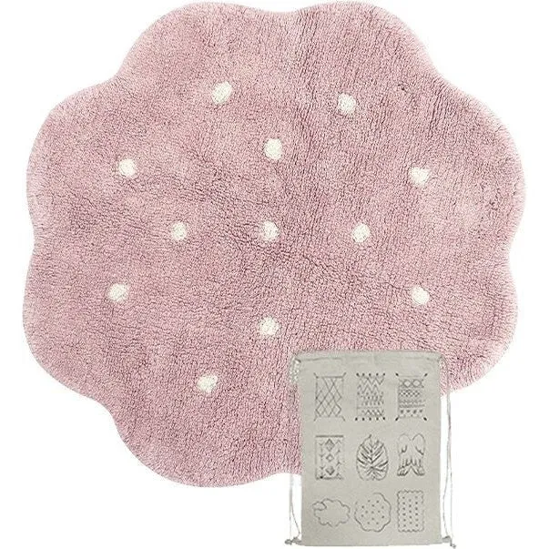 Lorena Canals Washable Rug Mini Little Biscuit Pink