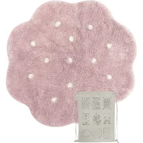 Lorena Canals Washable Rug Mini Little Biscuit Pink