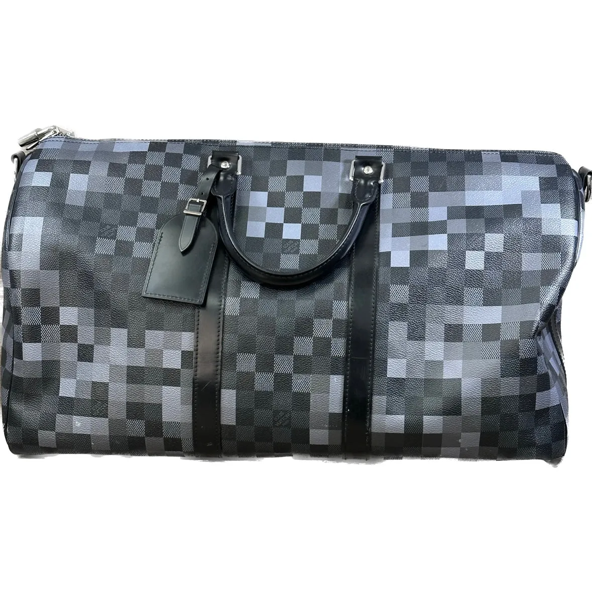 Louis Vuitton Keepall Bandoulière 55 Damier Graphite Pixel