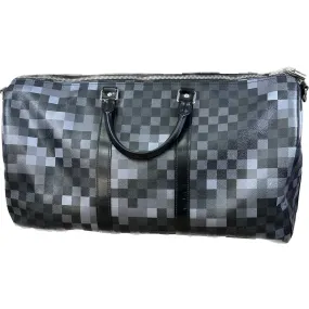 Louis Vuitton Keepall Bandoulière 55 Damier Graphite Pixel