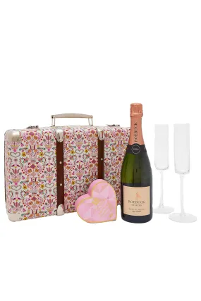 Love Birds Valentine’s Suitcase Hamper